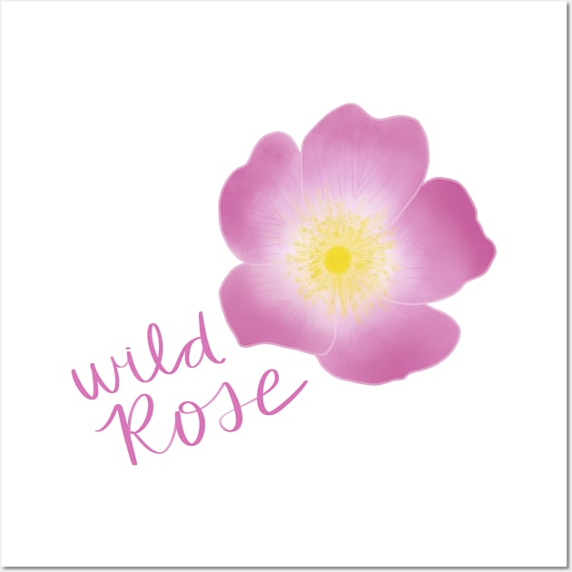 Wild Rose Wall Art by Strong with Purpose